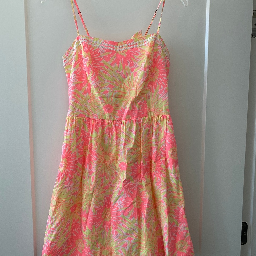 Lilly Pulitzer Spaghetti Strap Dress with Tie Back